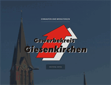 Tablet Screenshot of gewerbekreis-giesenkirchen.de